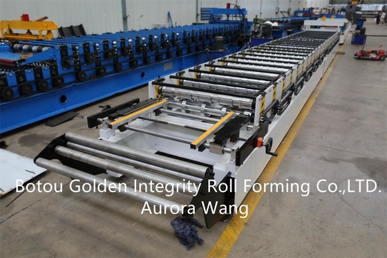 Yüksek Hızlı Çatı Paneli Rulo Şekillendirme Makinesi Galvanizli Çelik