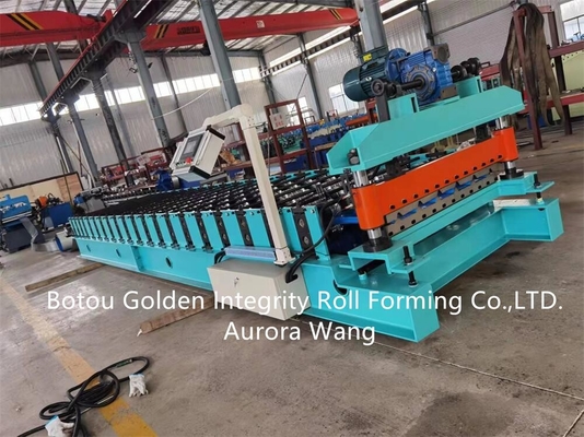 Otomatik Çatı Paneli Rulo Şekillendirme Makinesi Çelik Trapez Sac Rulo Şekillendirme Makinesi