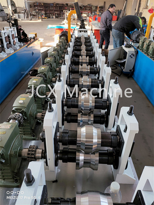 Galvanizli Hafif Çelik Salma Rulo Şekillendirme Makinesi PLC Kontrol Sistemi