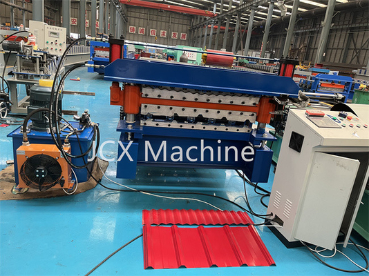 PPGI Çift Katmanlı Rulo Şekillendirme Makinesi Aluzinc Çift Katlı Rulo Şekillendirme Makinesi