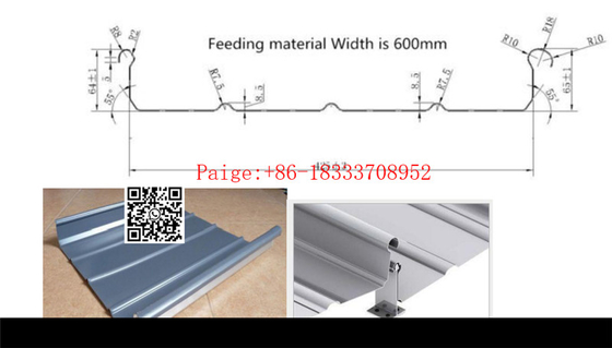Bemo Dik Dikiş Rulo Şekillendirme Makinesi Ayarlanabilir Genişlik 400-430mm