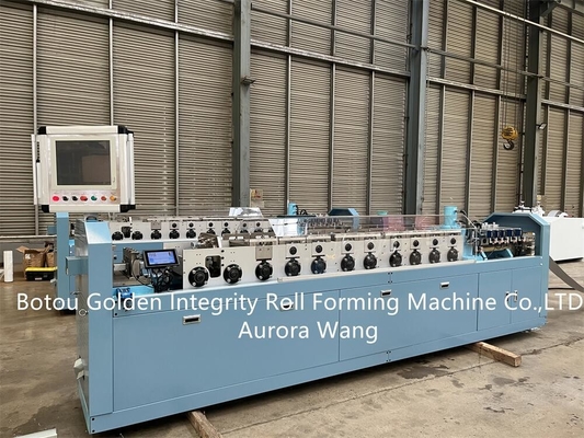 7.5kw Hafif Çelik Çerçeveleme Makinesi 380V Salma Rulo Şekillendirme Makinesi