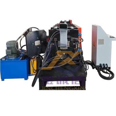Hidrolik Kesim Downspout Boru Rulo Şekillendirme Makinesi CNC Kontrol Enerji Tasarrufu