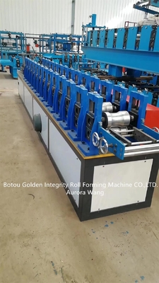 4KW Kepenk Kapı Rulo Şekillendirme Makinesi Kalıp Kesme PLC Kontrolü