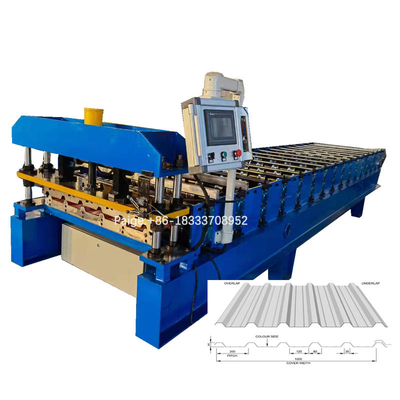 Metal Çatı Kaplama R Panel Profil Rulo Şekillendirme Makinesi Metal Çatı Paneli Makinesi