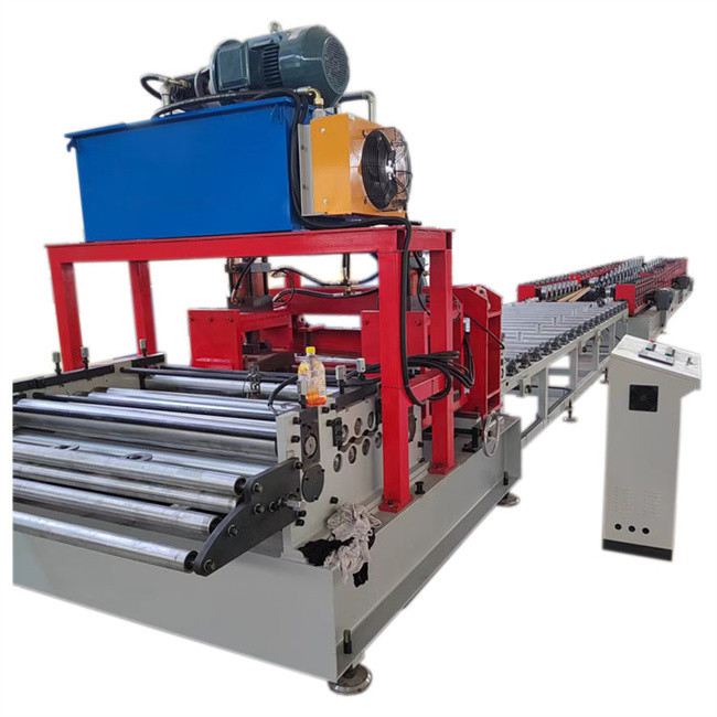 Renkli Çelik 0.8-2.5mm Kablo Kanalı Rulo Şekillendirme Makinesi 400H Çelik Çerçeve