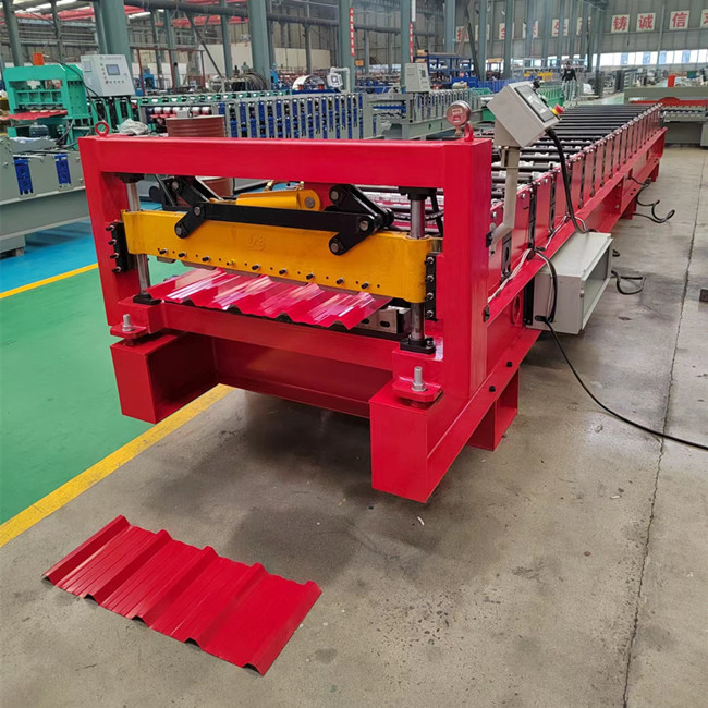 Demir 0.3-0.8mm trapez çatı sac rulo şekillendirme makinesi metal panel yapma makinesi