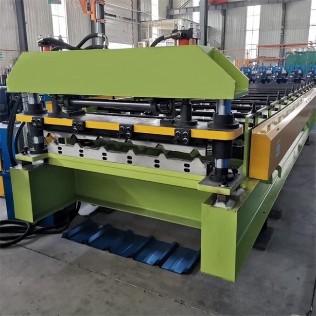 Çatı / duvar için Renkli Çelik Trapez Rulo Şekillendirme Makinesi