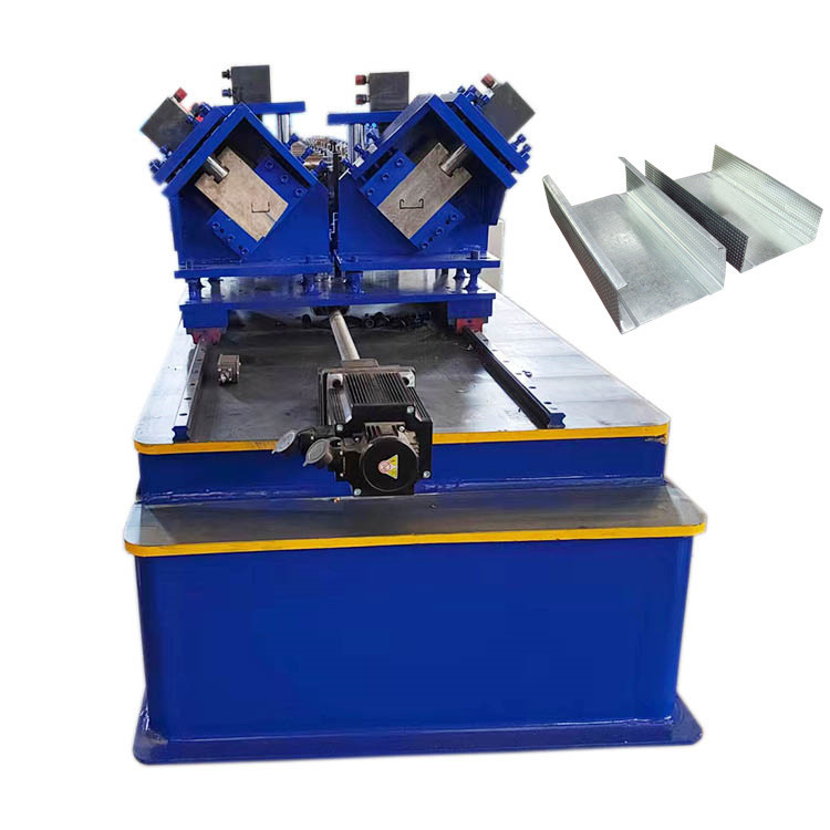 Çift Hatlı Alçıpan Saplamalar ve Rulo Şekillendirme Makinesi CE Sertifikası Galvanizli Çelik
