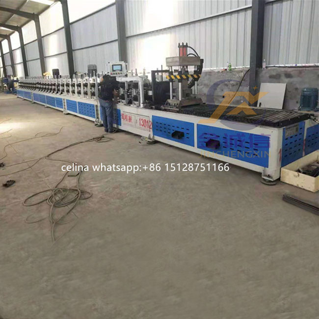 Güneş Yapısı İçin 21 * 41 Rulo Şekillendirme Makinesi Mavi Taşınabilir Rulo Şekillendirme Makinesi