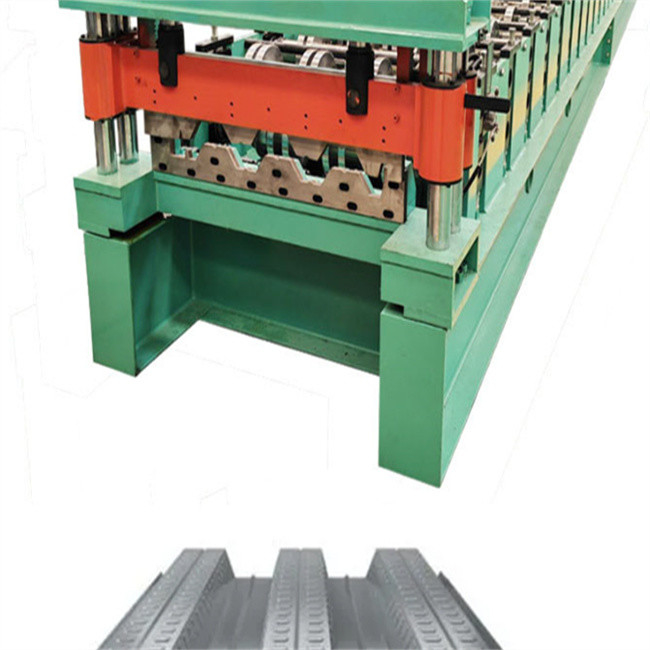 0.8mm-1.5mm Zemin Döşeme Rulo Şekillendirme Makinesi galvanizli Yüksek Hızlı