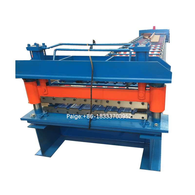 IBR Uzun Açıklıklı Metal Çatı Şekillendirme Makinesi Çelik Profil Rulo Şekillendirme Makinesi
